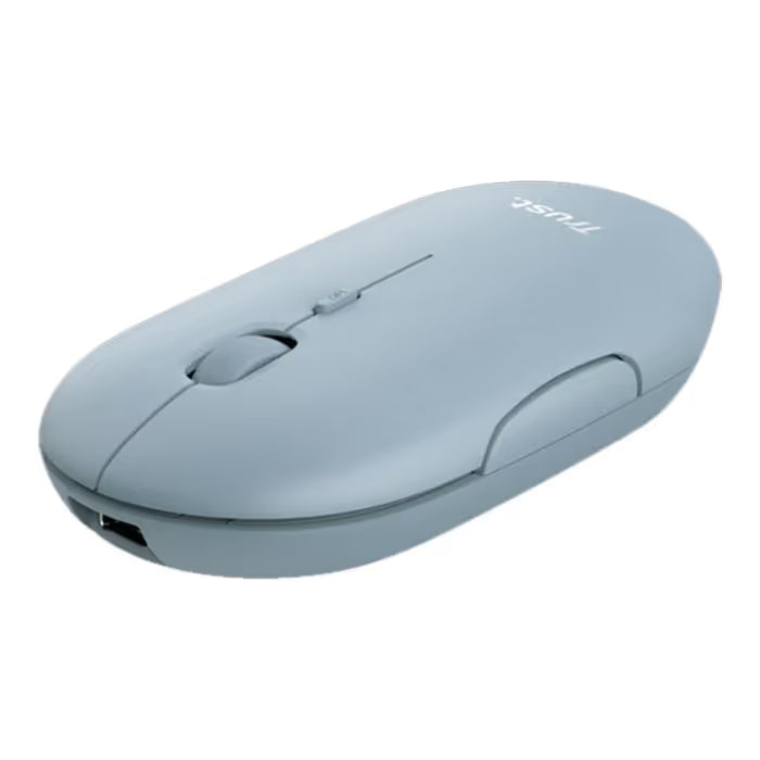 Souris Sans Fil Trust Puck Ultra Fine Rechargeable - Bleu