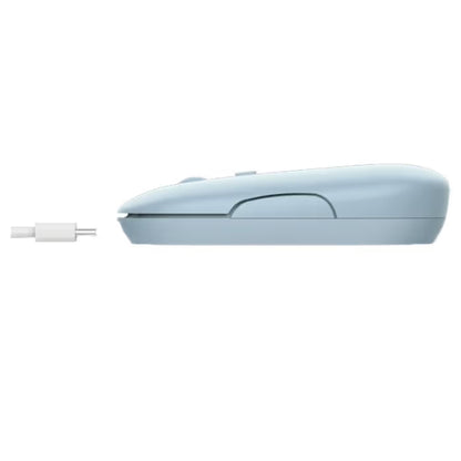Souris Sans Fil Trust Puck Ultra Fine Rechargeable - Bleu