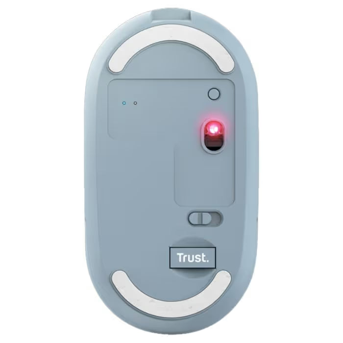 Souris Sans Fil Trust Puck Ultra Fine Rechargeable - Bleu