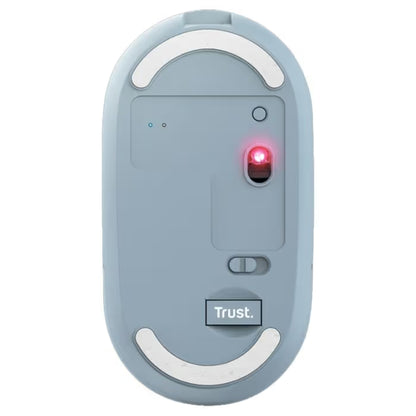 Souris Sans Fil Trust Puck Ultra Fine Rechargeable - Bleu