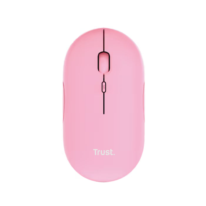 Souris Sans Fil Trust Puck Ultra Fine Rechargeable - Rose