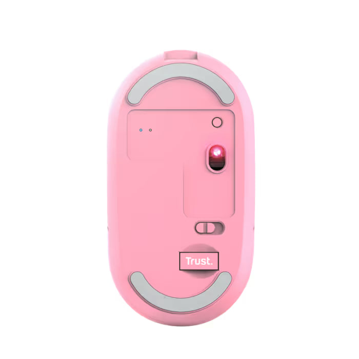 Souris Sans Fil Trust Puck Ultra Fine Rechargeable - Rose