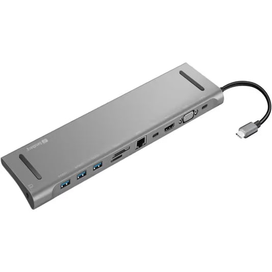 Station d'accueil SANDBERG Dock USB-C 10 IN 1