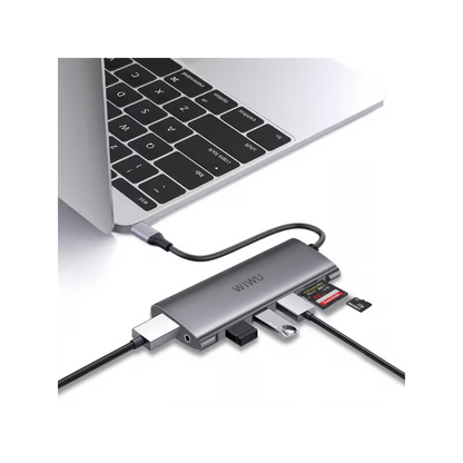 WIWU ALPHA 11 IN 1 USB-C HUB A11312H - GRAY