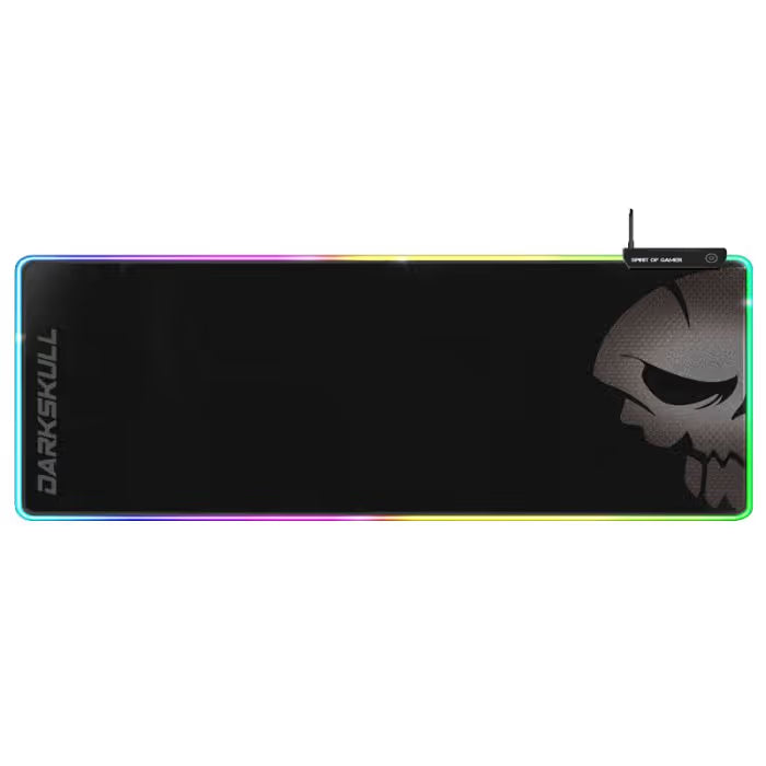 Tapis De Souris Gamer Spirit Of Gamer DARKSULL HUB RGB XXXL - Noir