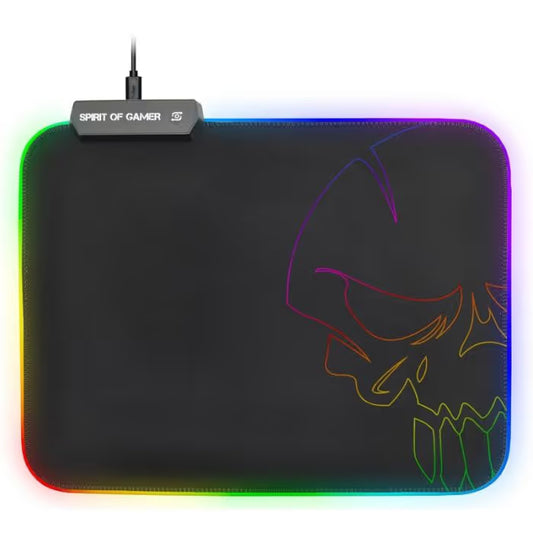 Tapis De Souris Gamer Spirit Of Gamer 10 Modes RGB M - Noir