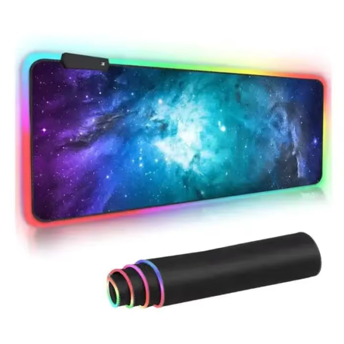 Tapis De Souris Gaming Star Wave MP001  RGB Noir