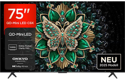 TV TCL 75C6K 75" 4K Ultra HD Mini LED Smart TV Wifi