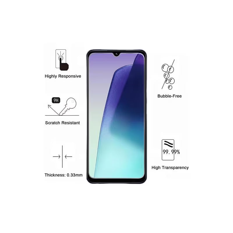 Film de Protection Curved Glass Full Glue pour Redmi 14C