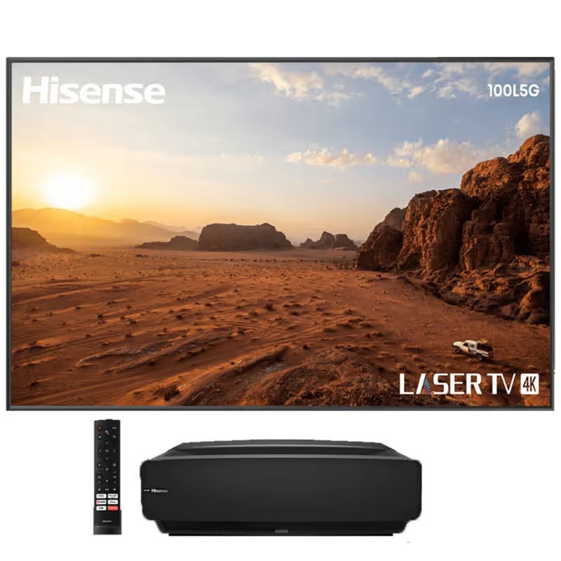 TV HISENSE L5G Series 100" UHD 4K Smart Laser TV Android WiFi - Noir