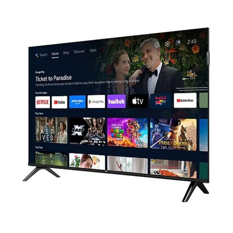 TV TCL S5K 50" QLED FHD Smart Google Tv - Noir