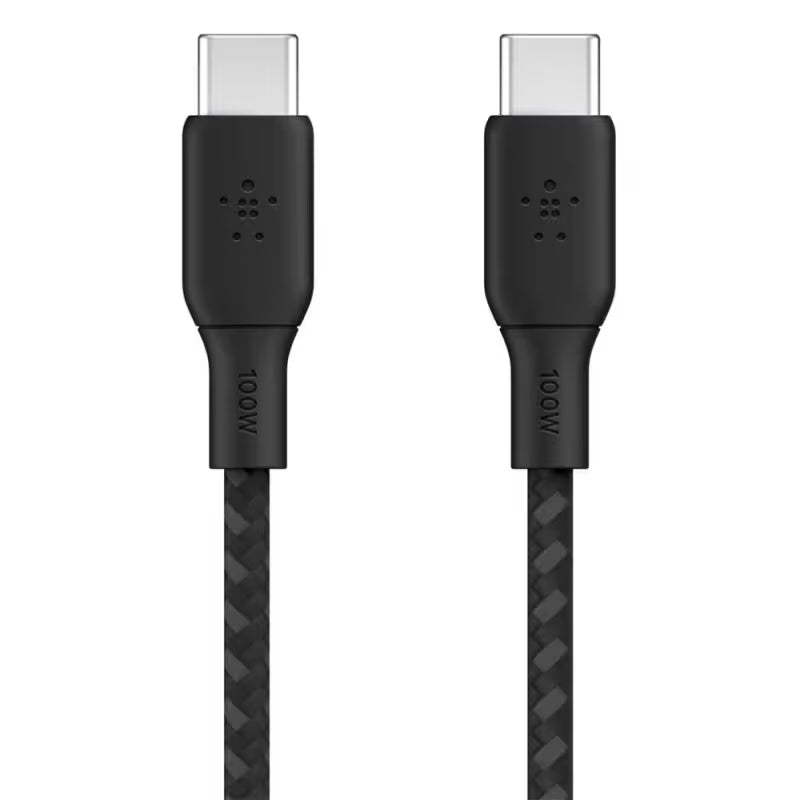 Câble Chargeur Belkin USB-C vers USB-C 1m 100W - Noir