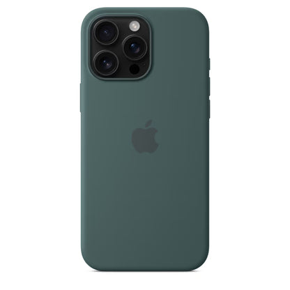 Coque en Silicone MagSafe pour iPhone 16 Pro Max - Vert nuit