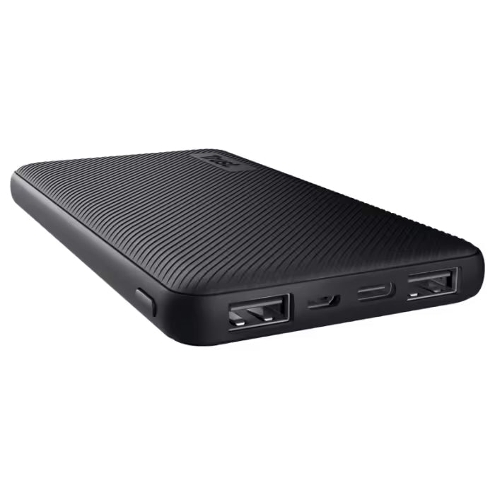 Power Bank Trust Primo Ultra Mince 3Ports USB 10000 mAh - Noir