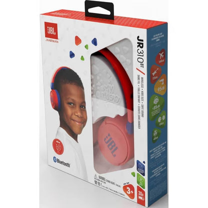 Casque JBL JR 310 BT pour Enfant - Bleu & Rouge
