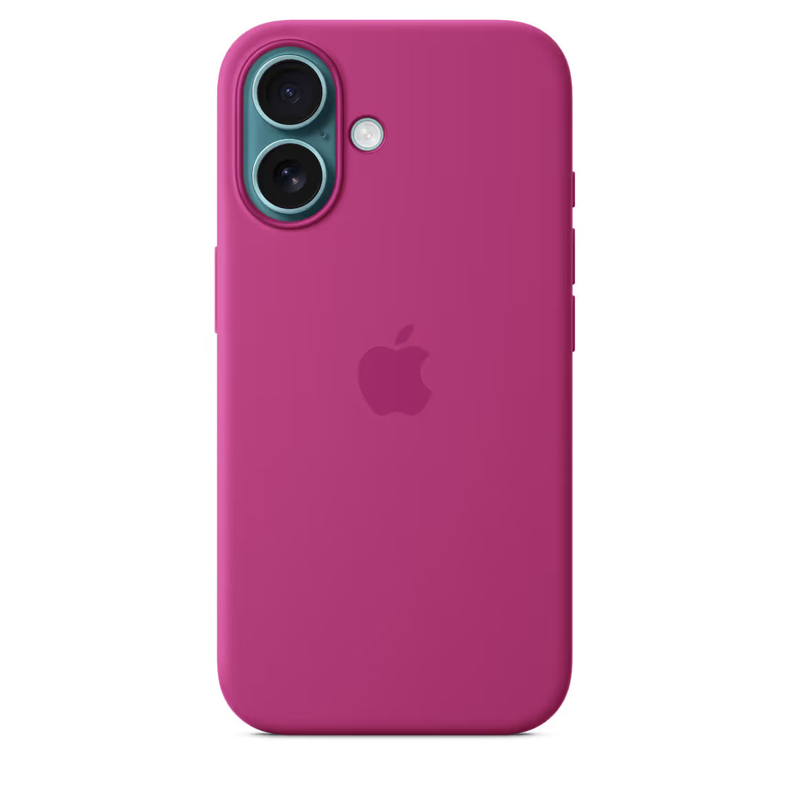 Coque en Silicone MagSafe pour iPhone 16 - Rose Fuchsia