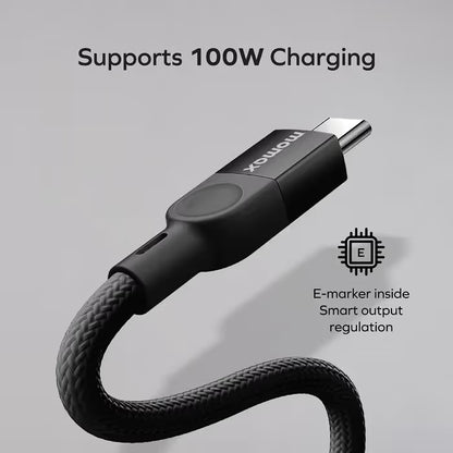 Cable de charge Momax Mag Link  USB-C 100W 2M - Noir