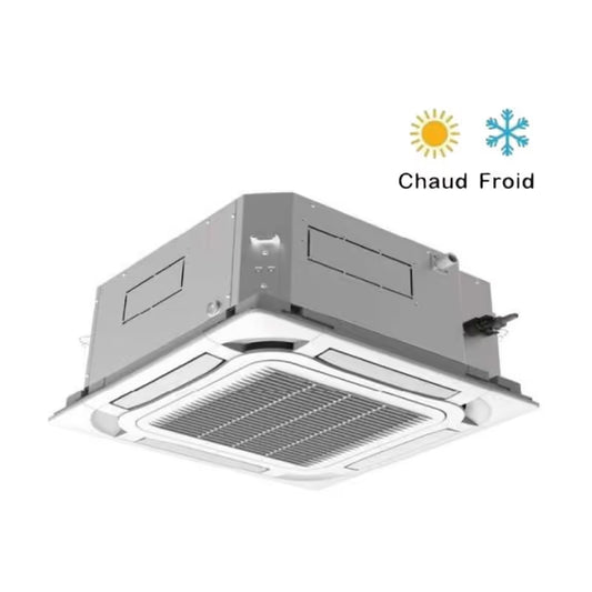 Climatiseur Cassettte GREE Inverter 48000 BTU Chaud & Froid  - Blanc