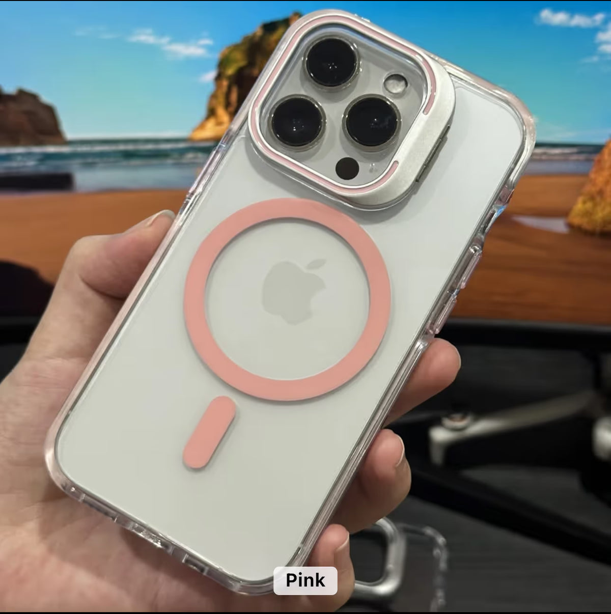 Coque Magsafe pour iPhone 15 Pro - Rose