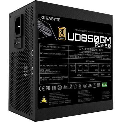 Bloc d'Alimentation Gigabyte ATX 850W 80+ Gold Fully Modular PG5