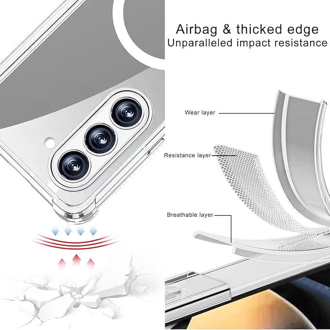 Coque en Silicone MagSafe pour SAMSUNG Galaxy Z Fold5